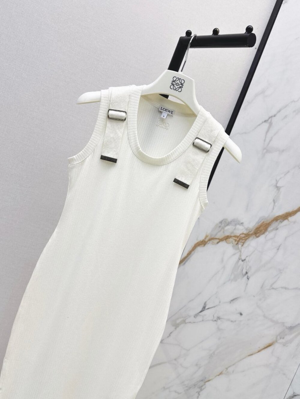 Loewe White Sleeveless Dress - Picture 5 of 6
